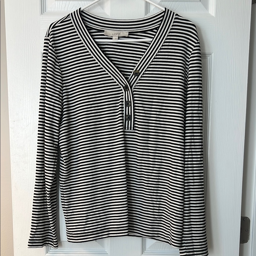 LOFT Striped Longsleeve